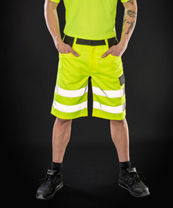 Pantalones cortos de carga de seguridad | Amarillo