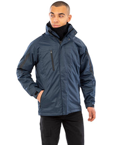 Chaqueta de viaje 3 en 1 con interior de softshell | Negro/Negro