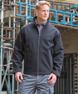 Softshell con costura triple | Negro