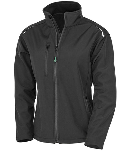 Chaqueta softshell reciclada de 3 capas para mujer | Negro