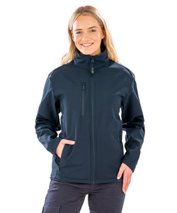 Chaqueta softshell reciclada de 3 capas para mujer | Negro
