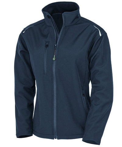 Chaqueta softshell reciclada de 3 capas para mujer | Azul Marino