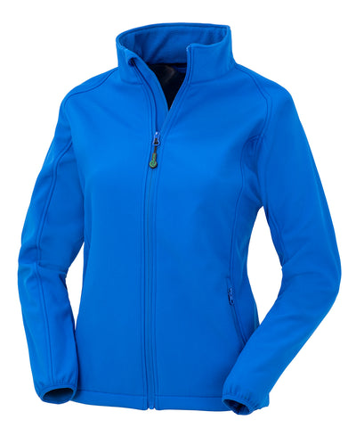 Chaqueta softshell de 2 capas reciclada para mujer | Azul Real