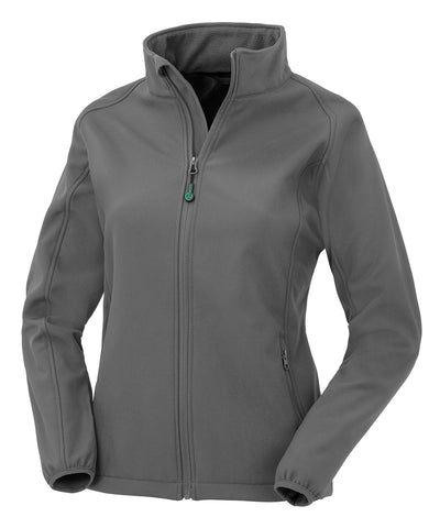 Chaqueta softshell de 2 capas reciclada para mujer | Gris Workguard