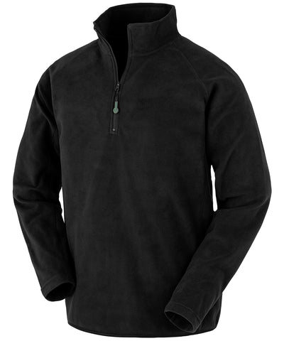 Top de microfelpa reciclada | Negro