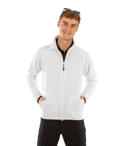 Chaqueta de microfelpa reciclada | Negro