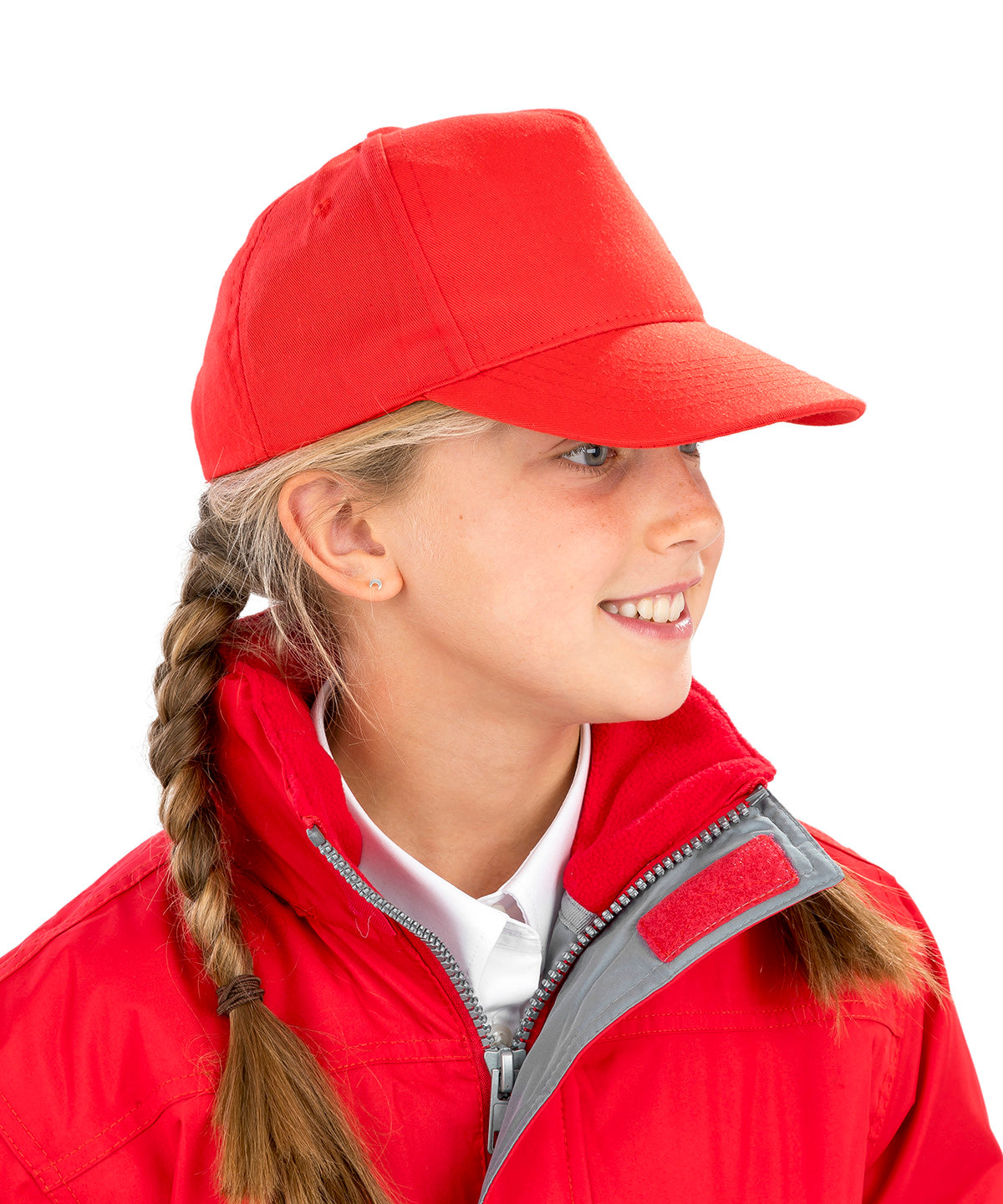 Gorra de impresoras recicladas Core junior | Negro