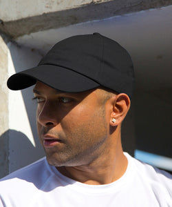 Gorra de estilo profesional de algodn pesado drill | Negro