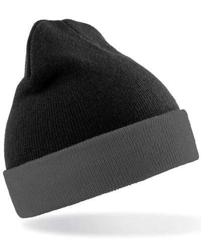 Gorro de brjula reciclada | Negro/Gris