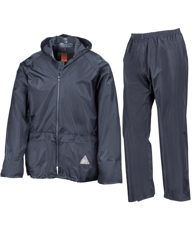Conjunto de chaqueta y pantaln impermeables | Azul Marino