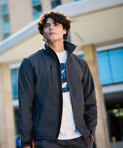 Ropa de trabajo softshell Sandstorm | Negro/Negro