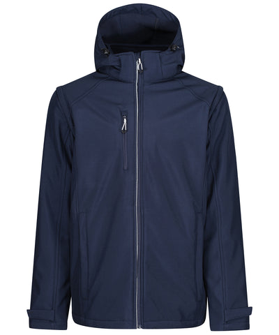 Chaqueta softshell 4 en 1 Erasmus | Azul Marino Profundo Oscuro