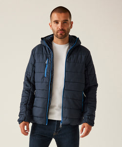 Chaqueta con capucha trmica Navigate | Negro/Gris Oscuro