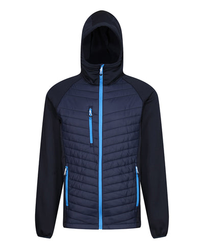 Chaqueta hbrida con capucha Navigate | Azul Marino/Azul Francs
