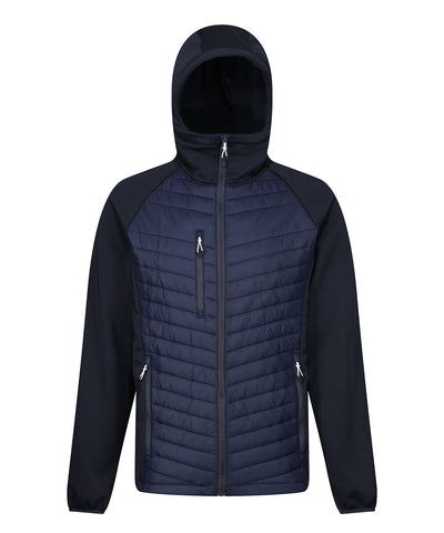 Chaqueta hbrida con capucha Navigate | Azul Marino/Gris Oscuro
