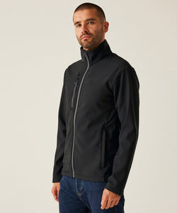 Chaqueta softshell reciclada Honestly Made | Negro