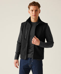 Chaleco softshell reciclado Honestly Made | Negro