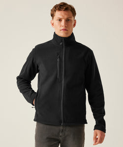 Sudadera con cremallera completa reciclada Honestly Made | Negro