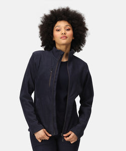 Sudadera con cremallera completa reciclada para mujer Honestly made | Negro