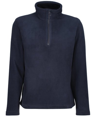 Sudadera de media cremallera reciclada Honestamente Fabricada | Azul Marino
