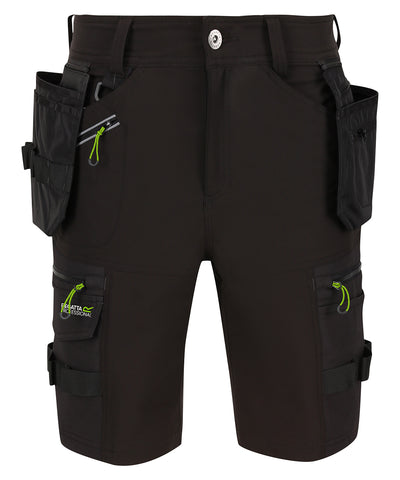 Pantalones cortos de polainas elsticas Infiltrate | Negro