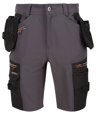 Pantalones cortos de polainas elsticas Infiltrate | Hierro/Negro