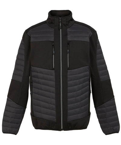 Chaqueta hbrida trmica unisex E-Volve | Gris Carbn