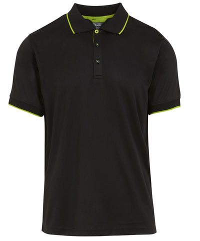 Polo de manga corta Navigate | Negro/Lima