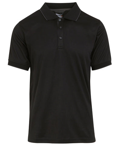 Polo de manga corta Navigate | Negro/Gris Oscuro