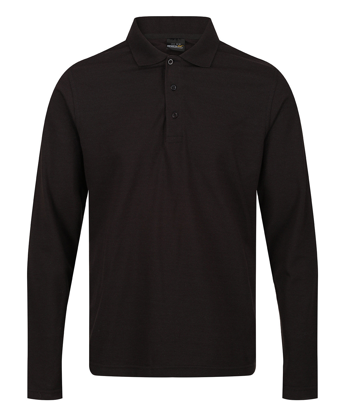 Polo de manga larga Pro 65/35 | Negro