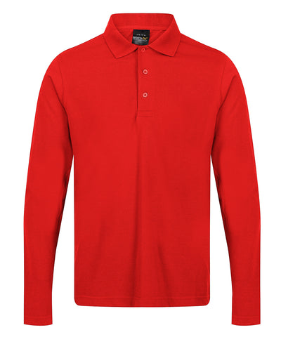 Polo de manga larga Pro 65/35 | Rojo Clsico
