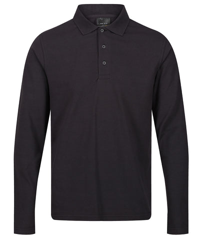 Polo de manga larga Pro 65/35 | Gris Foca