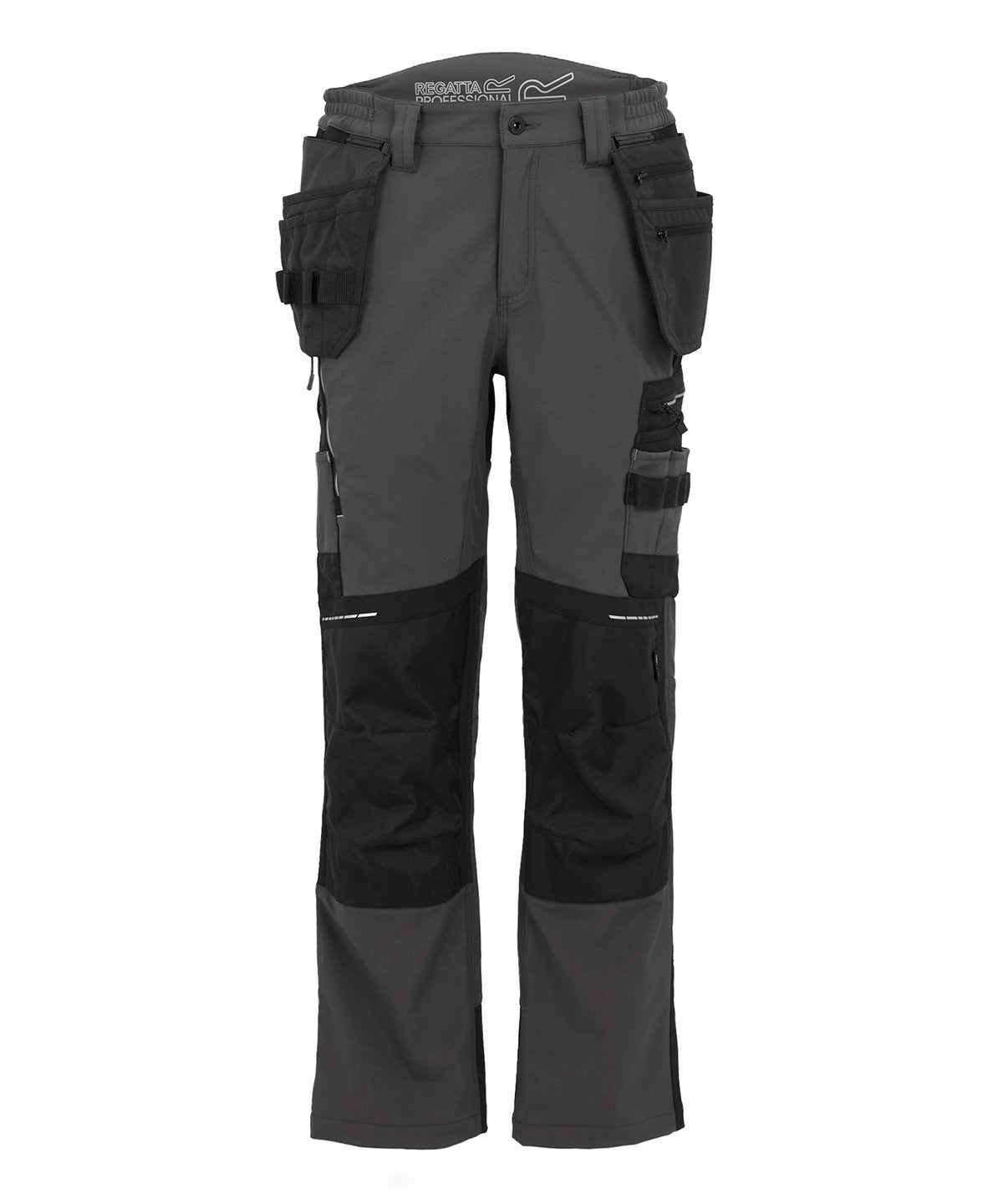 Pantalones holgados elsticos 4-Tex | Gris Pizarra/Negro