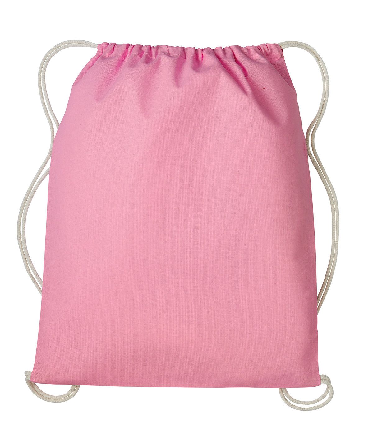 Saco de gimnasio con cordones | Rosa Pastel/Natural