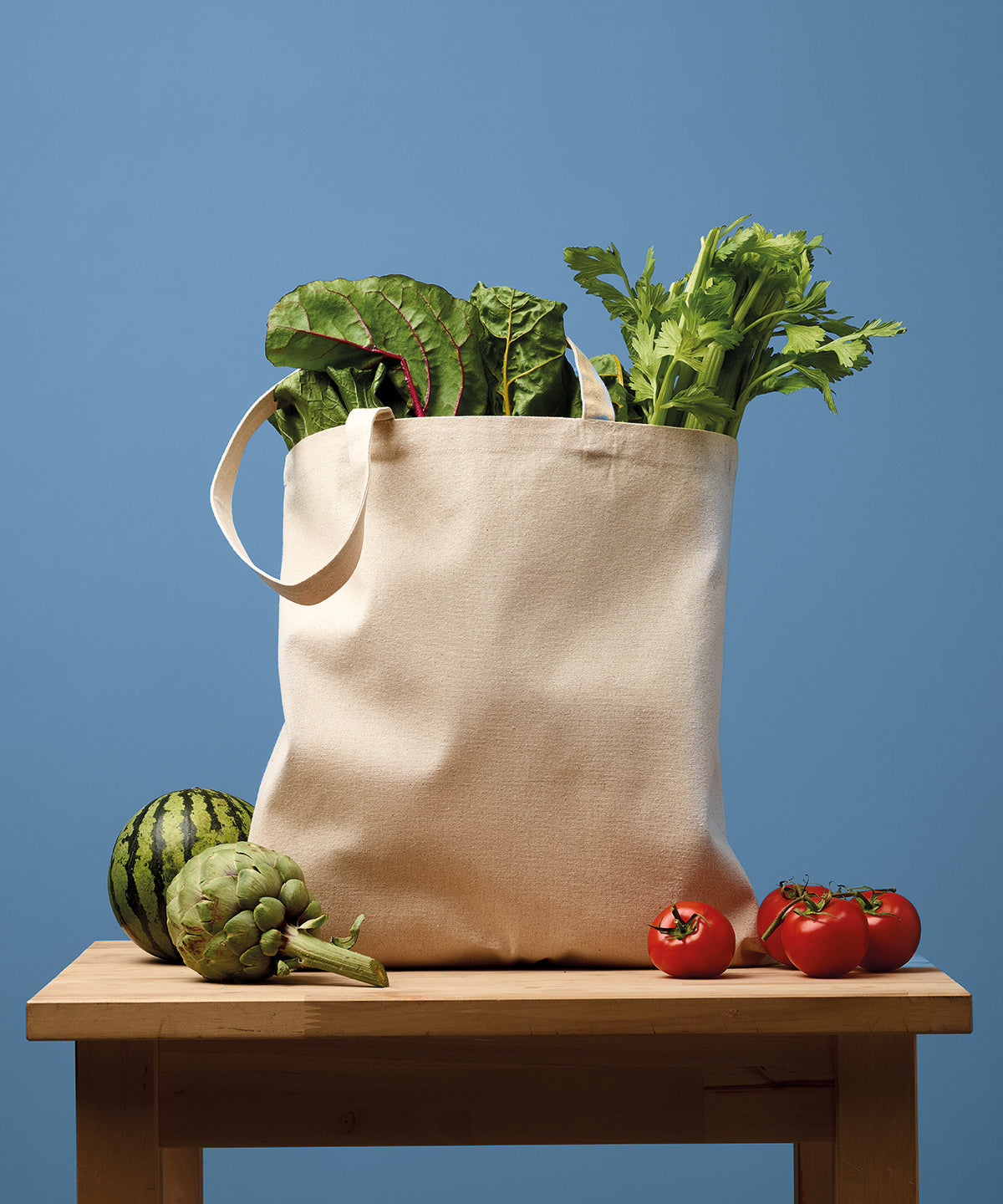 Shopper de lona premium reciclada | Negro