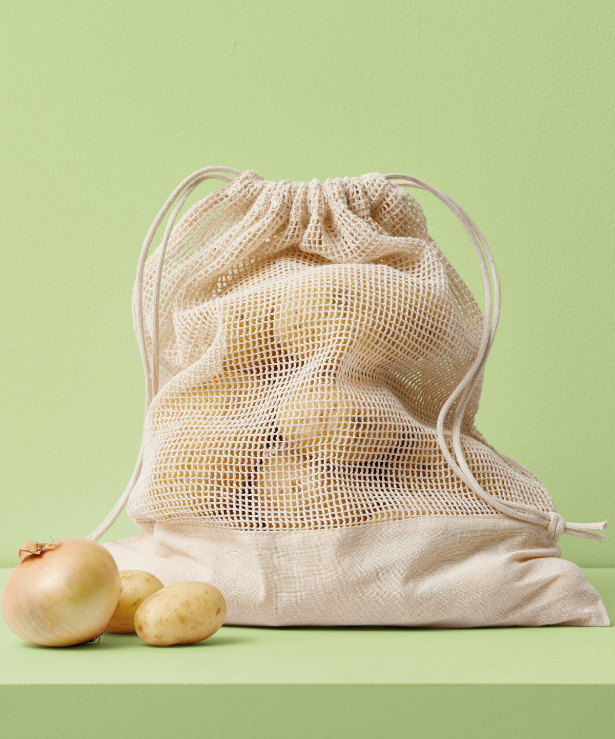 Bolsa de malla de algodón | Natural