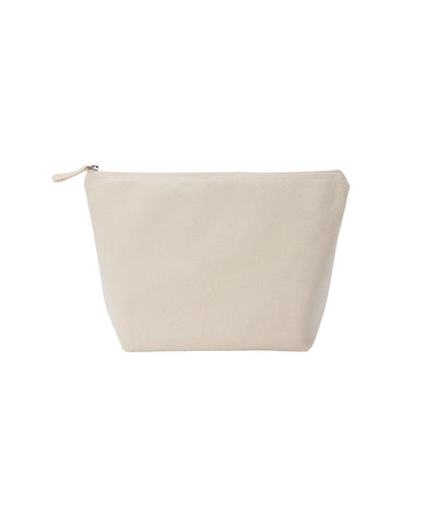 Bolsa de accesorios de lona de lujo reciclada | Natural