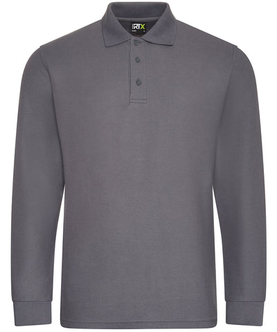 Polo de manga larga Pro | Gris Slido