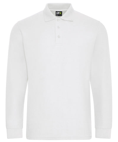 Polo de manga larga Pro | Blanco