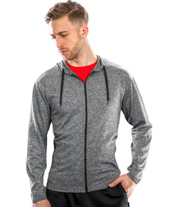 Chaqueta con capucha manga corta | Gris Marengo