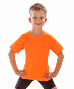 Camiseta Junior de rendimiento Aircool | Negro