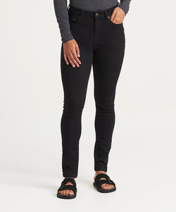 Vaqueros ajustados Lara para mujer | Negro