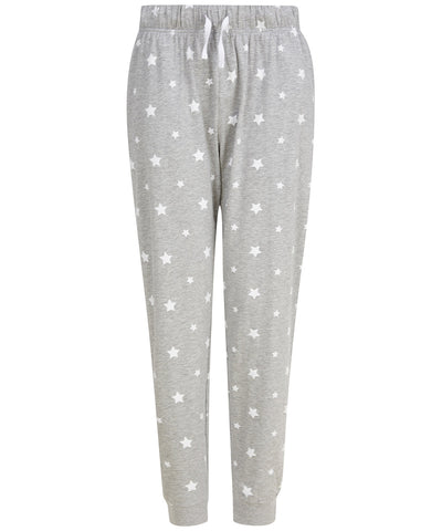 Pantalones de estar por casa | Gris Brezo/Estrellas Blancas