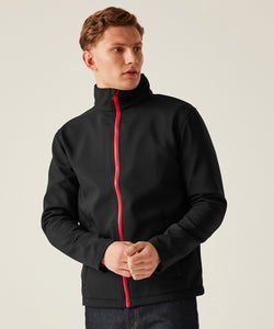 Softshell imprimible Ablaze | Negro/Azul Marino