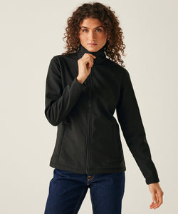 Chaqueta softshell para mujer Ablaze imprimible | Negro/Azul Marino
