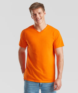 Camiseta de cuello en V Valueweight | Negro Clsico