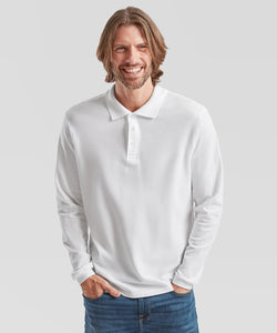 Polo de manga larga premium | Negro