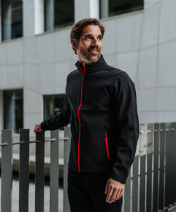 Softshell Orbiter | Negro/Rojo