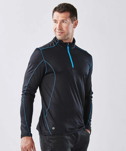 Pullover de polar Pulse | Negro/Rojo
