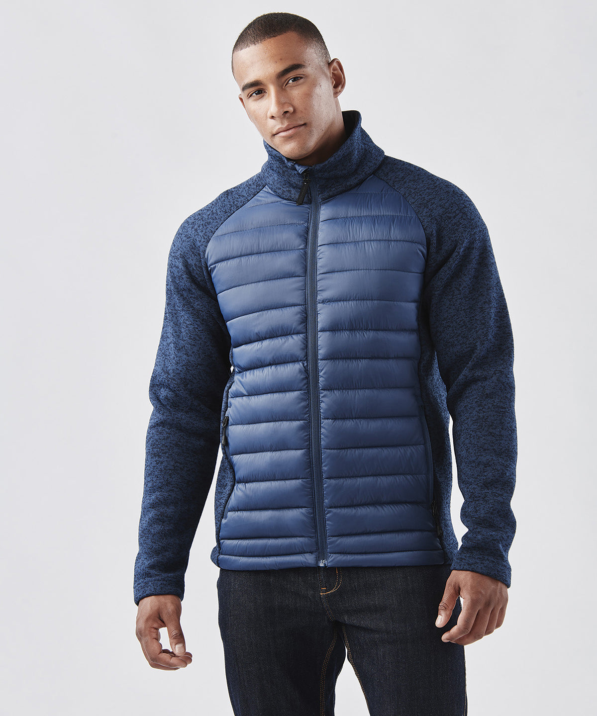 Chaqueta hbrida Narvik | Negro/Gris Delfn